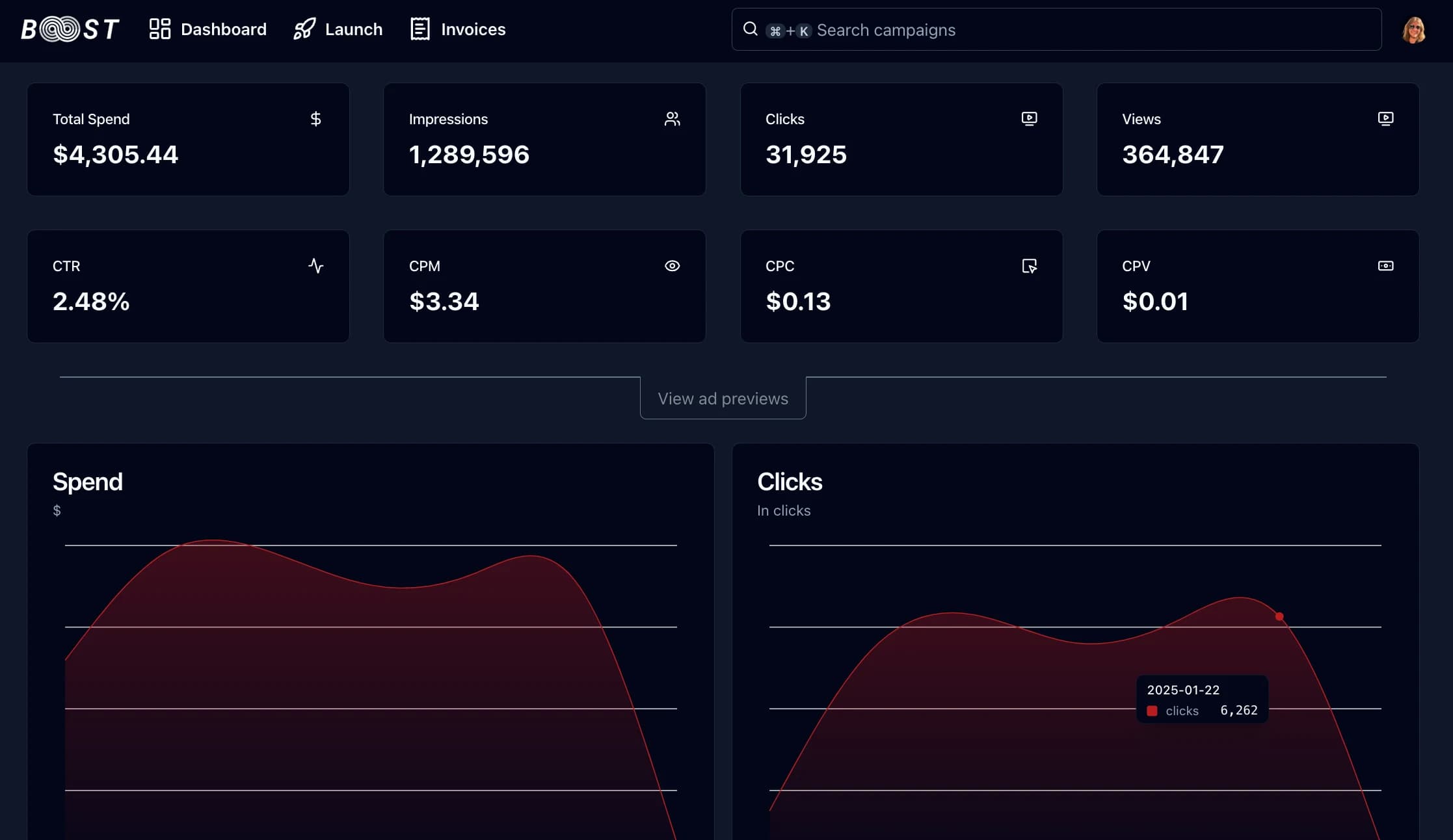 b00st.com app screenshot