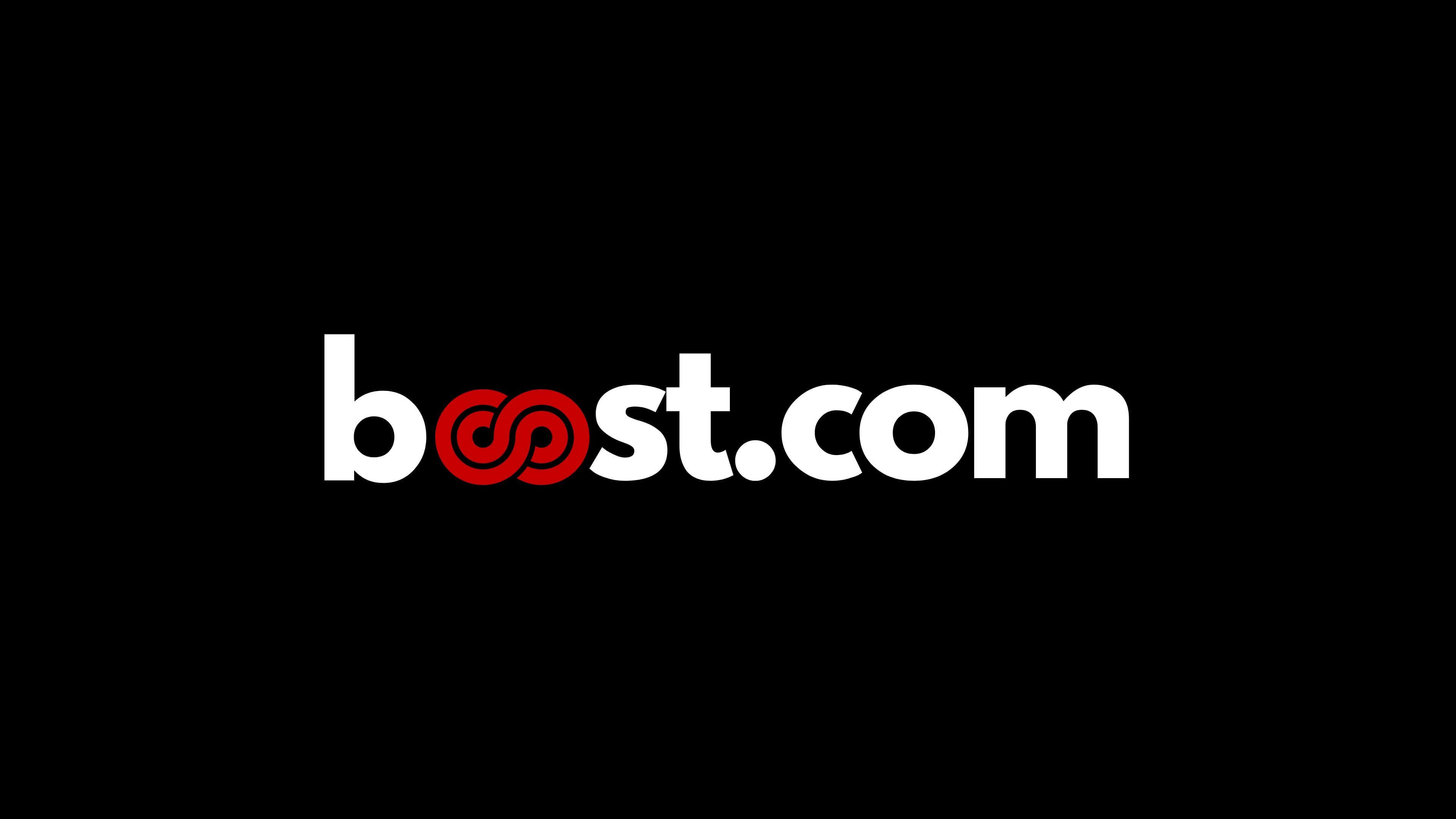 A clean white background with the b00st.com logo representing simplicity, sophistication and power through delivered client excellence.